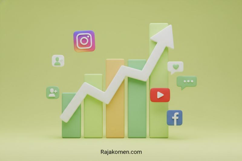 Strategi Konten Viral dan Engagement Booster untuk Social Media Marketing dengan Rajakomen