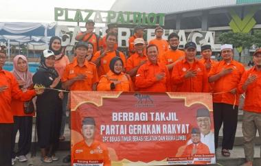 Gerakan Rakyat Kota Bekasi Tebar Kepedulian Ramadan dengan 500 Paket Takjil Gratis