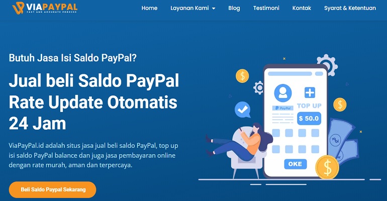 Jasa Jual Beli Saldo PayPal yang Murah Aman dan Terpercaya