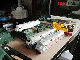 Hobi Mahal Miniatur Kereta Api Mencapai Puluhan Juta