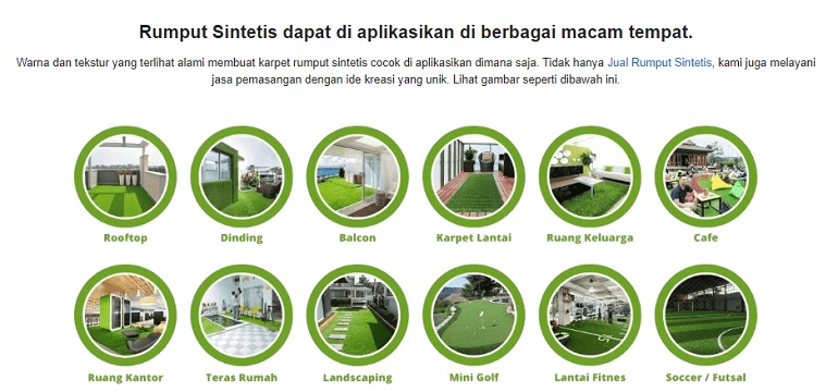 Jual Rumput Sintetis Kualitas Bagus Harga Murah dan Bebas Ongkir